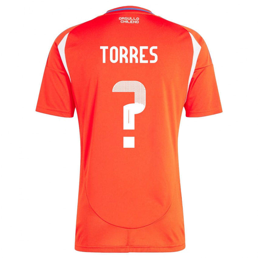 Dámské Chile Bruno Torres #0 Červené Domů Hráčské Dresy 24-26 Dres