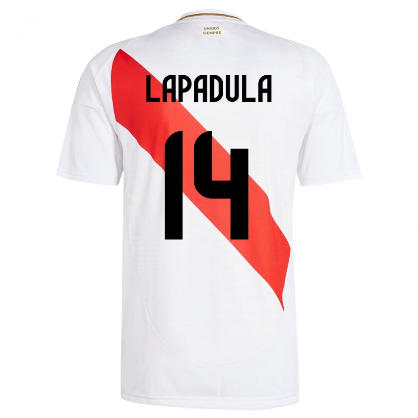 Dámské Peru Gianluca Lapadula #14 Bílý Domů Hráčské Dresy 24-26 Dres