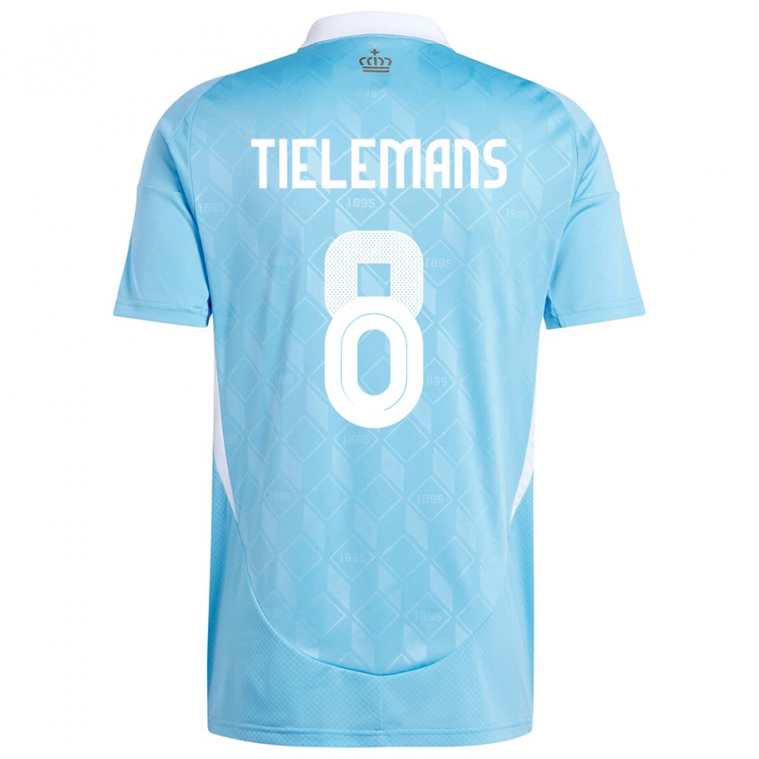 Dámské Belgie Youri Tielemans #8 Modrý Daleko Hráčské Dresy 24-26 Dres