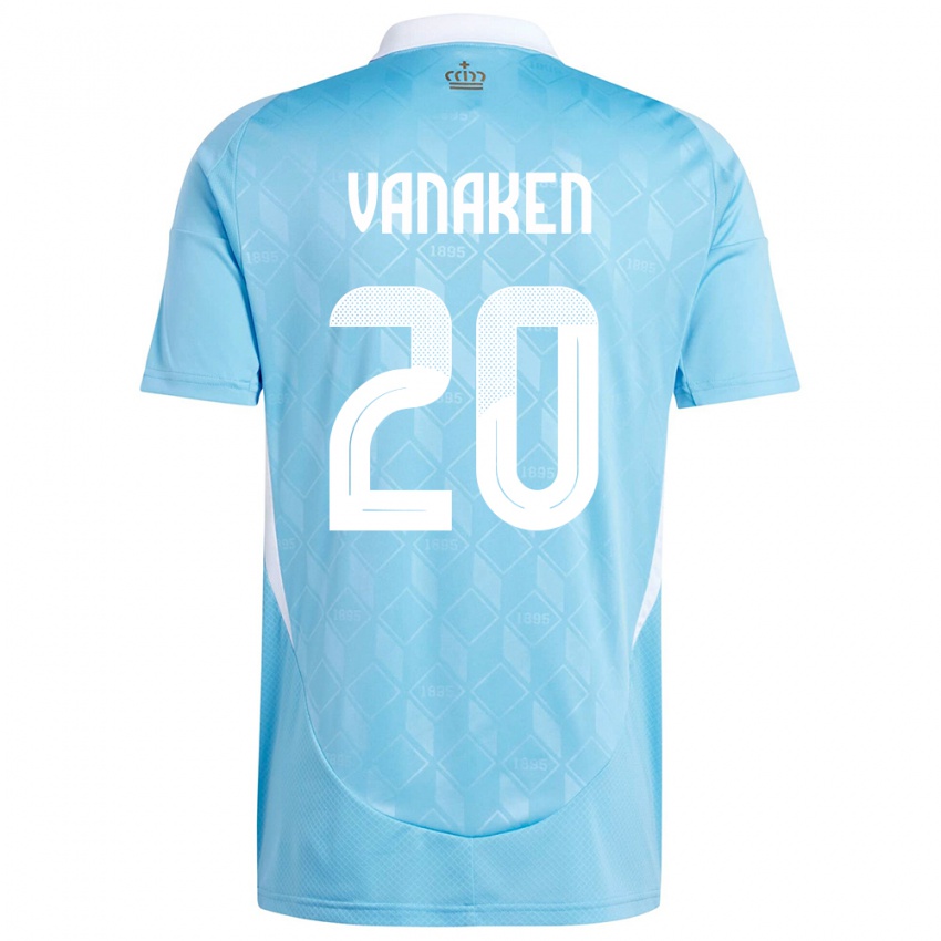 Dámské Belgie Hans Vanaken #20 Modrý Daleko Hráčské Dresy 24-26 Dres