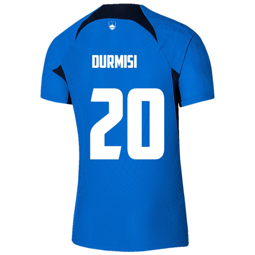 Dámské Slovinsko Arman Durmisi #20 Modrý Daleko Hráčské Dresy 24-26 Dres