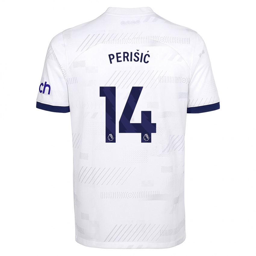 Dětské Ivan Perisic #14 Bílý Domů Hráčské Dresy 2023/24 Dres