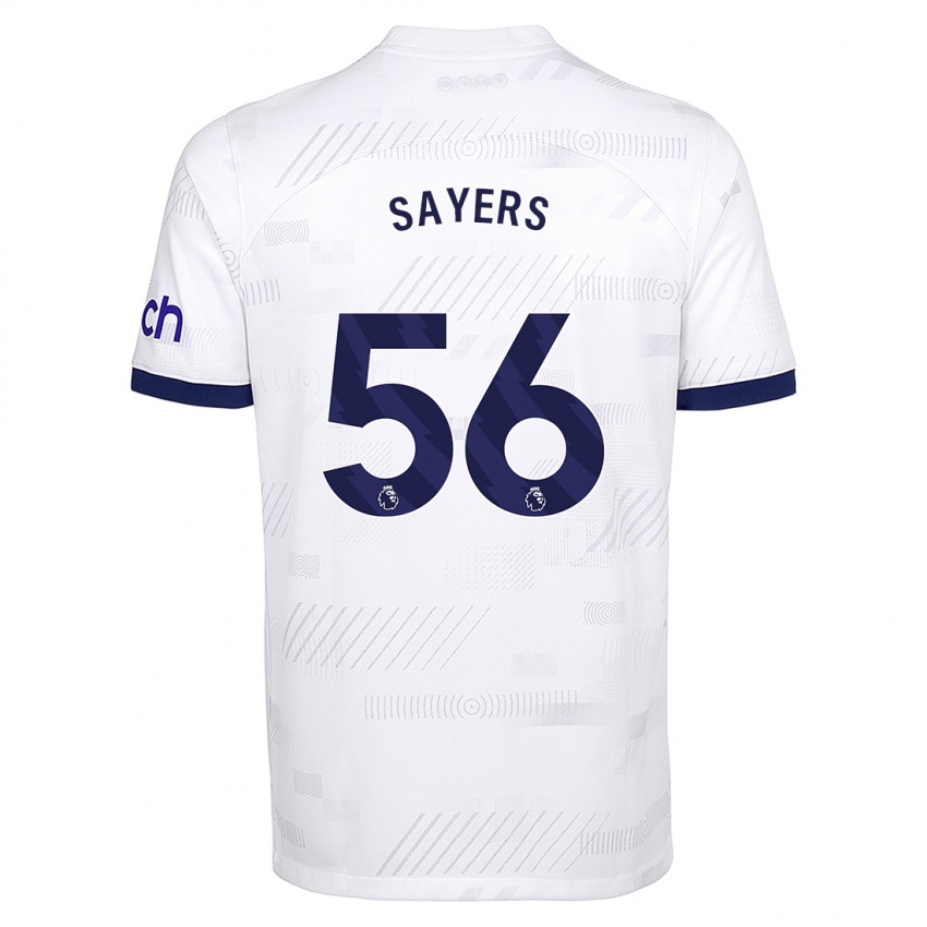 Dětské Charlie Sayers #56 Bílý Domů Hráčské Dresy 2023/24 Dres