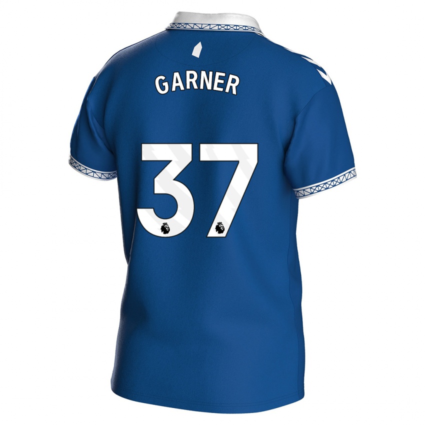 Dětské James Garner #37 Královská Modrá Domů Hráčské Dresy 2023/24 Dres