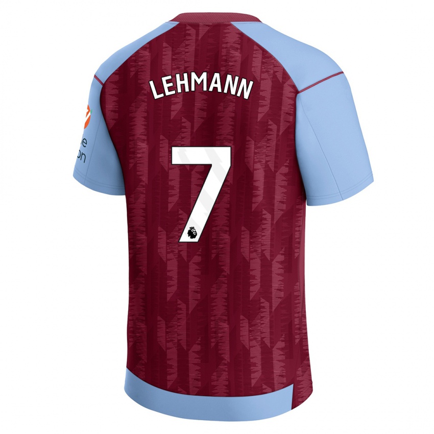 Dětské Alisha Lehmann #7 Claretblue Domů Hráčské Dresy 2023/24 Dres