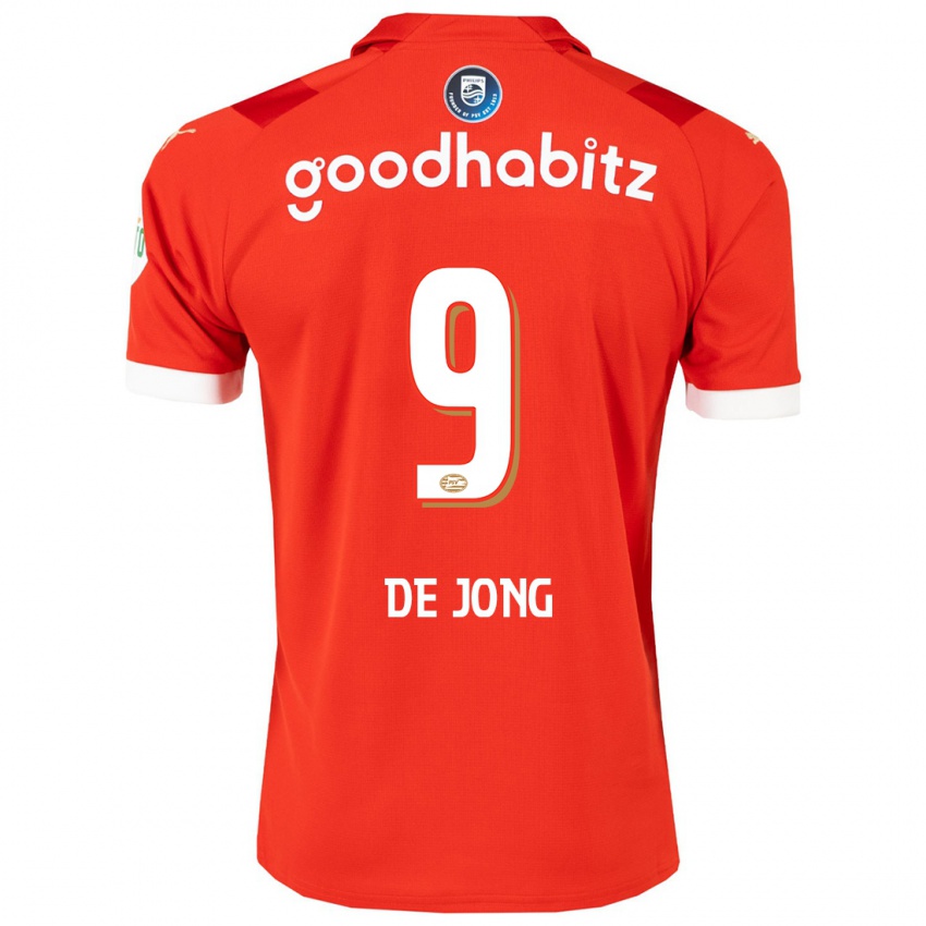 Dětské Luuk De Jong #9 Červené Domů Hráčské Dresy 2023/24 Dres