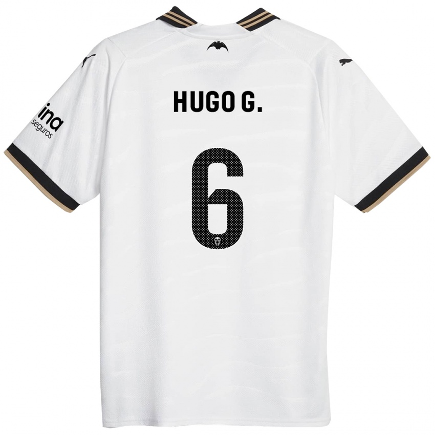Dětské Hugo Guillamon #6 Bílý Domů Hráčské Dresy 2023/24 Dres