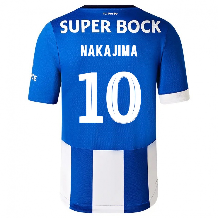 Dětské Shoya Nakajima #10 Modrá Bílá Domů Hráčské Dresy 2023/24 Dres