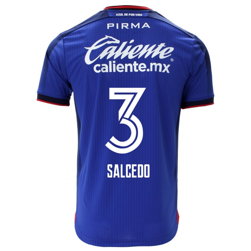 Dětské Carlos Salcedo #3 Modrý Domů Hráčské Dresy 2023/24 Dres