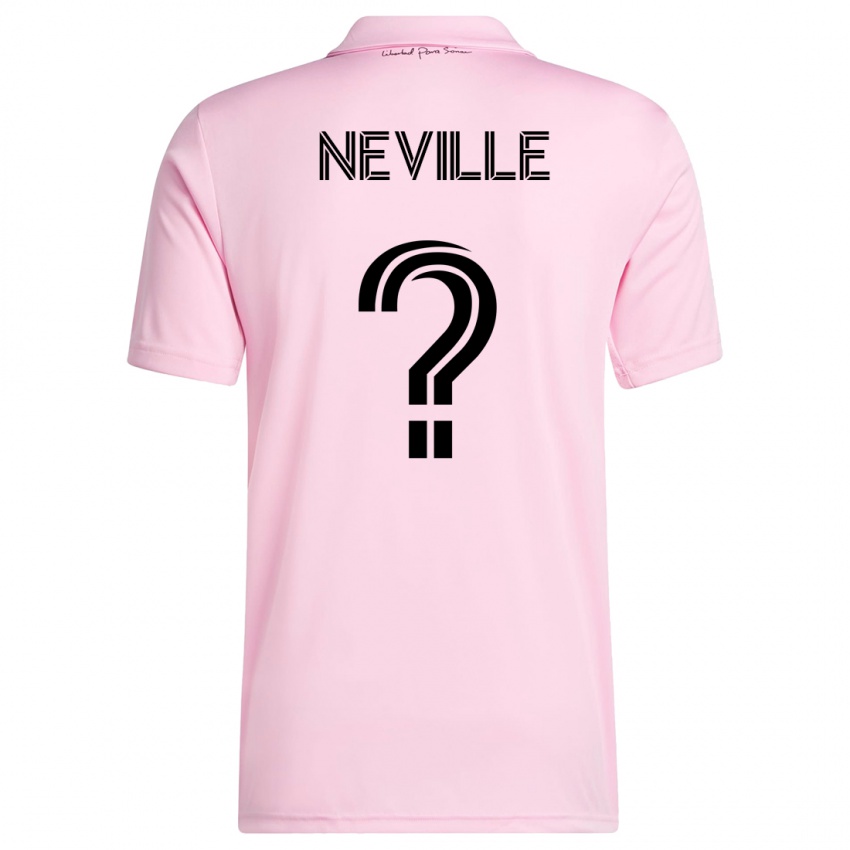 Dětské Harvey Neville #0 Růžový Domů Hráčské Dresy 2023/24 Dres