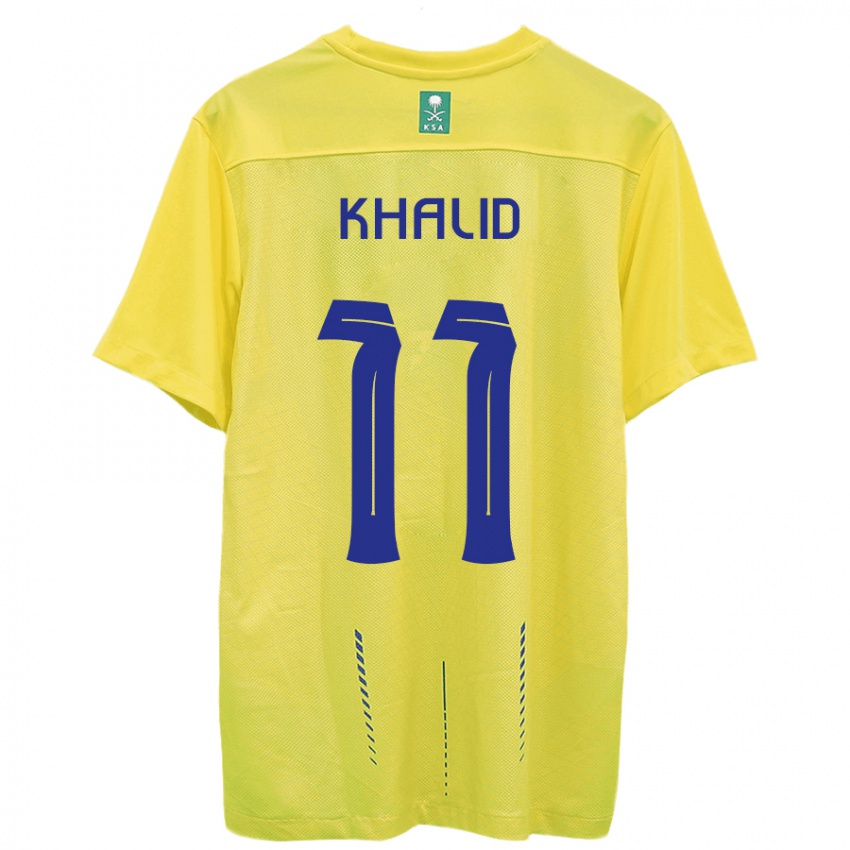 Dětské Khalid Al-Ghannam #11 Žlutá Domů Hráčské Dresy 2023/24 Dres