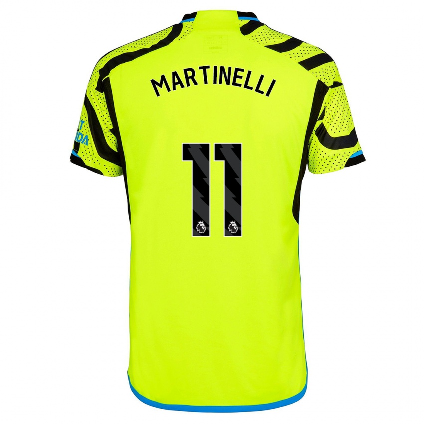 Dětské Gabriel Martinelli #11 Žlutá Daleko Hráčské Dresy 2023/24 Dres