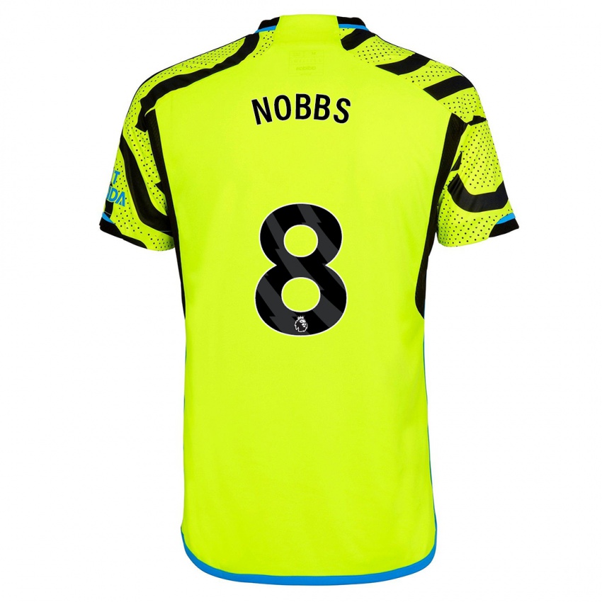 Dětské Nobbs #8 Žlutá Daleko Hráčské Dresy 2023/24 Dres