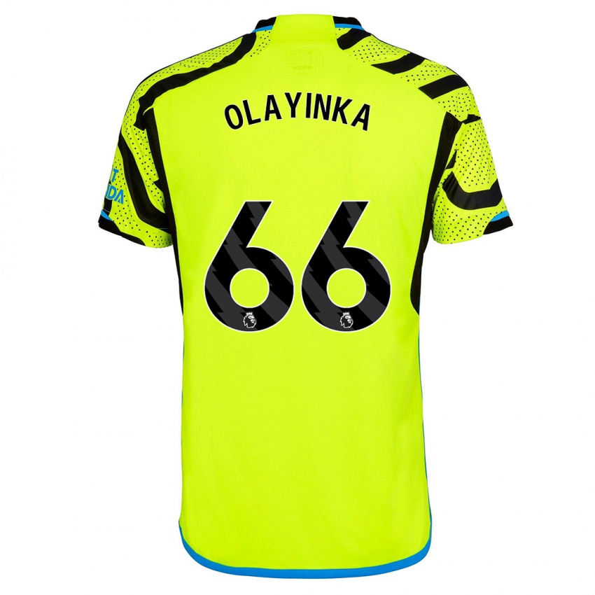 Dětské James Olayinka #66 Žlutá Daleko Hráčské Dresy 2023/24 Dres