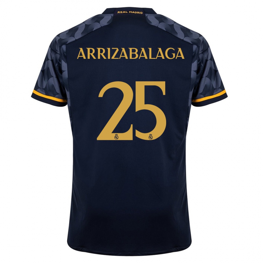Dětské Kepa Arrizabalaga #25 Tmavě Modrá Daleko Hráčské Dresy 2023/24 Dres