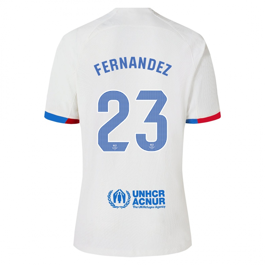 Dětské Pelayo Fernandez #23 Bílý Daleko Hráčské Dresy 2023/24 Dres