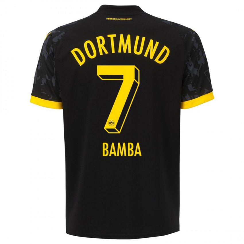 Dětské Samuel Bamba #7 Černá Daleko Hráčské Dresy 2023/24 Dres