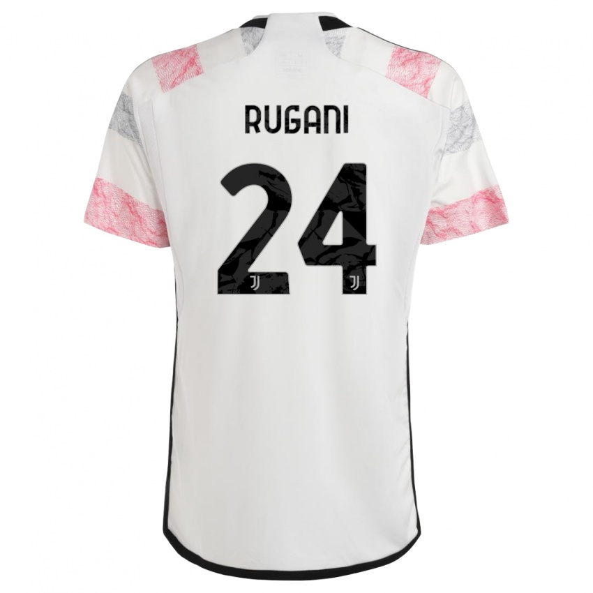 Dětské Daniele Rugani #24 Bílá Růžová Daleko Hráčské Dresy 2023/24 Dres