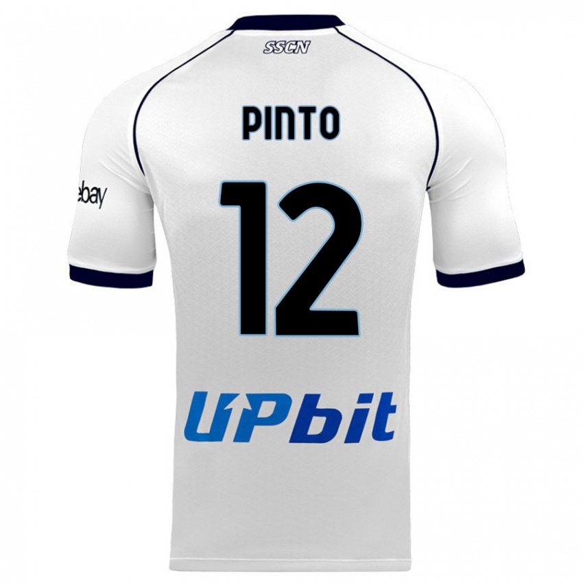 Dětské Ciro Pinto #12 Bílý Daleko Hráčské Dresy 2023/24 Dres