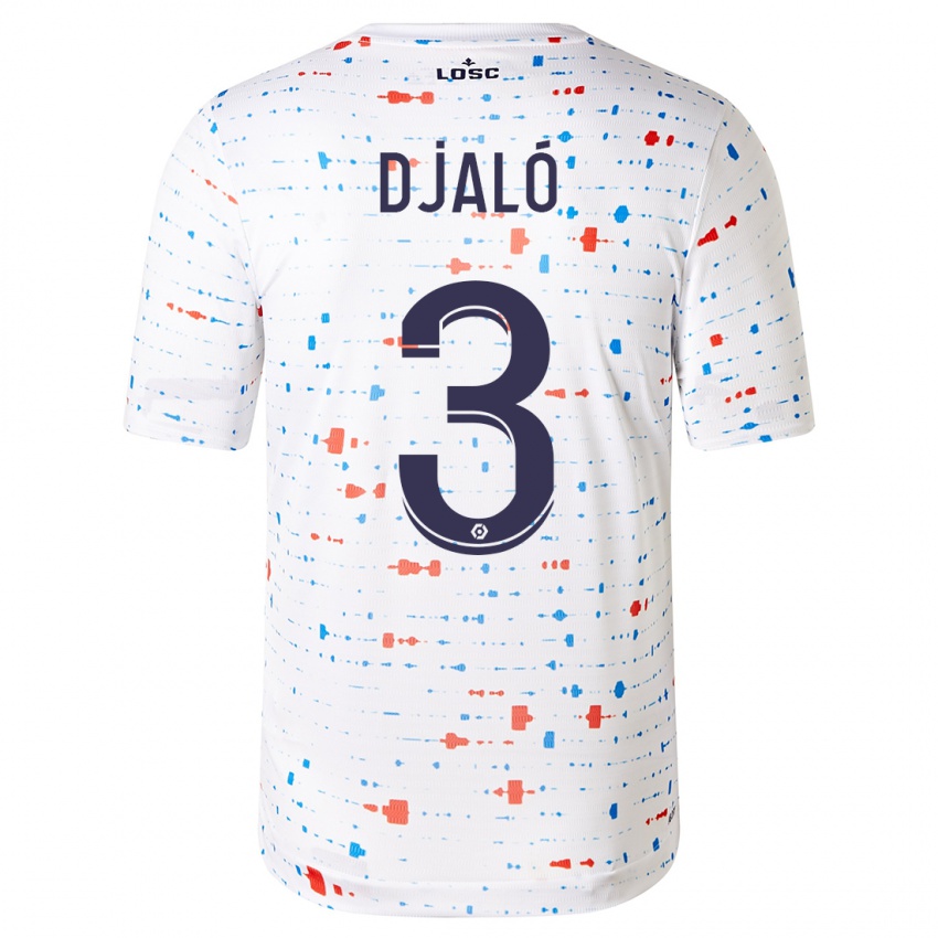 Dětské Tiago Djaló #3 Bílý Daleko Hráčské Dresy 2023/24 Dres