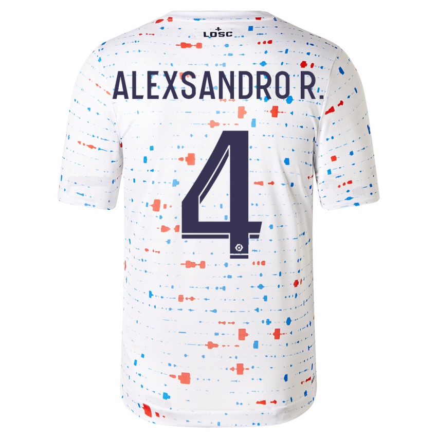 Dětské Alexsandro #4 Bílý Daleko Hráčské Dresy 2023/24 Dres