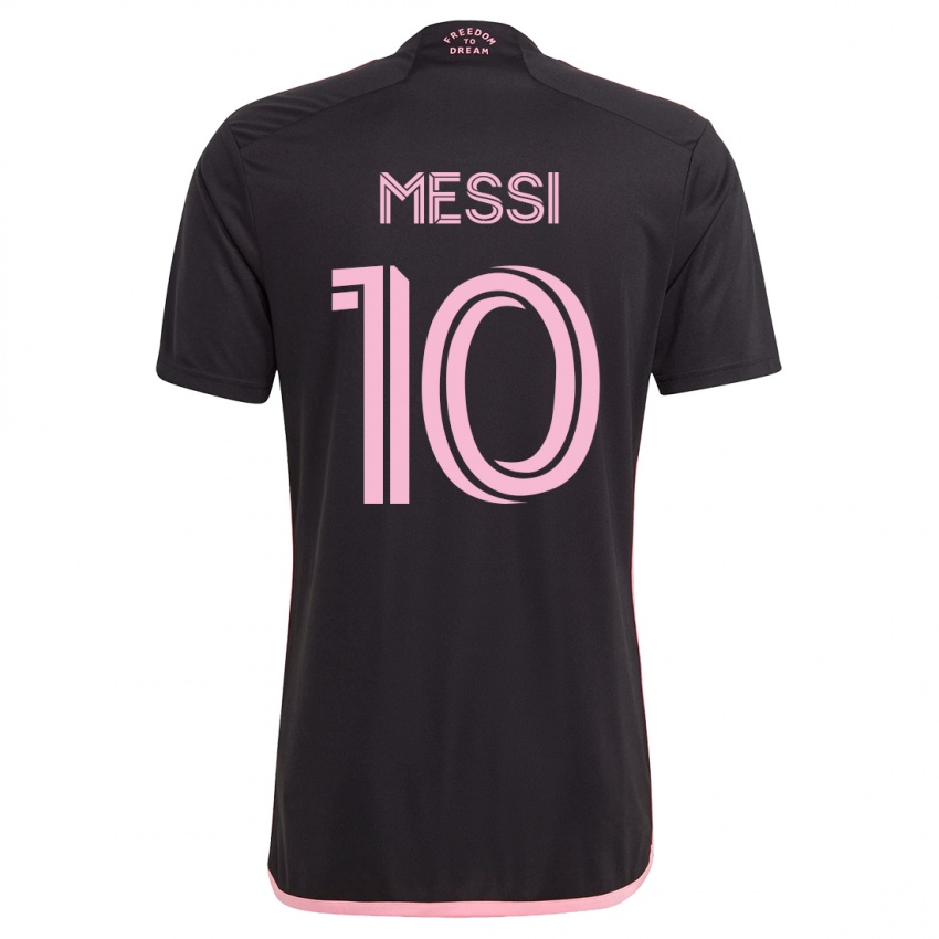 Dětské Lionel Messi #10 Černá Daleko Hráčské Dresy 2023/24 Dres