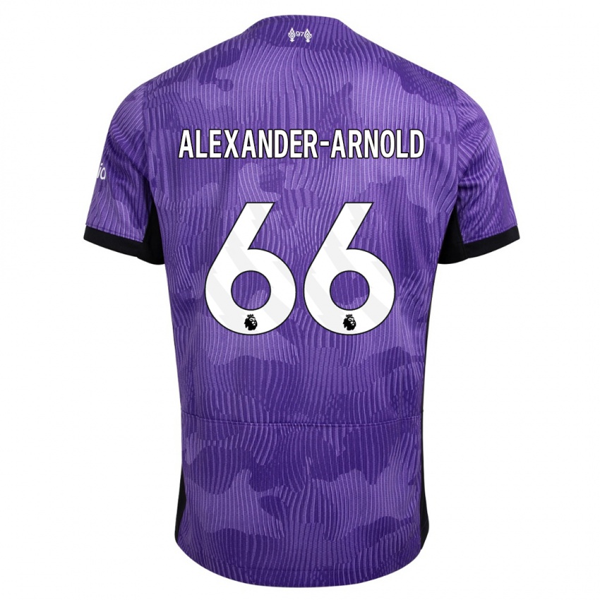 Dětské Trent Alexander-Arnold #66 Nachový Třetí Hráčské Dresy 2023/24 Dres