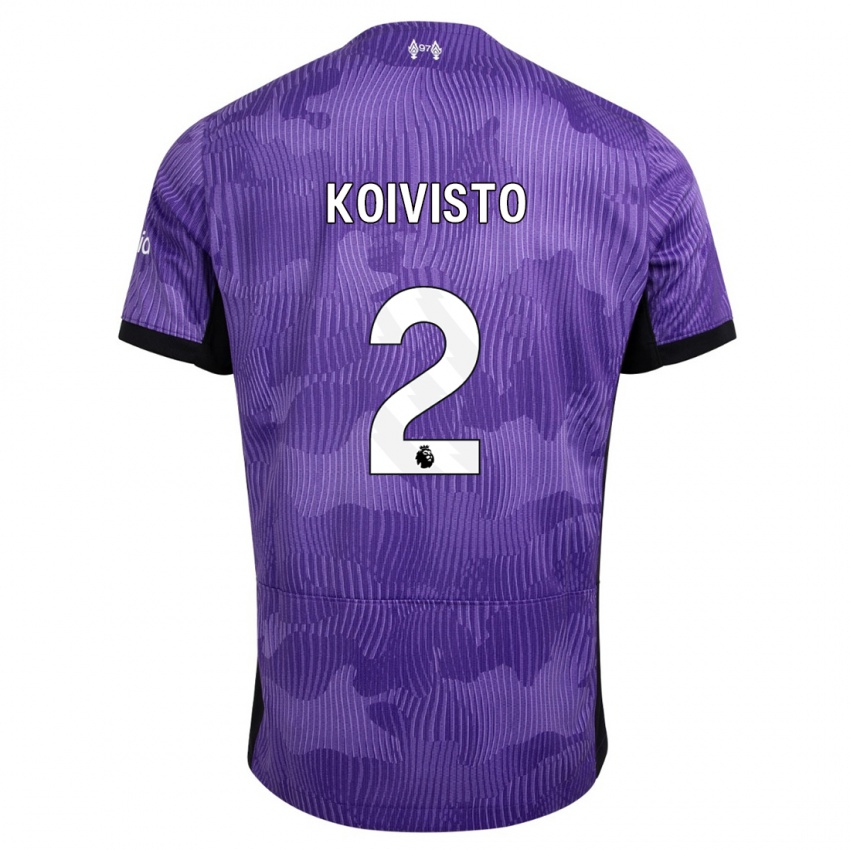 Dětské Emma Koivisto #2 Nachový Třetí Hráčské Dresy 2023/24 Dres