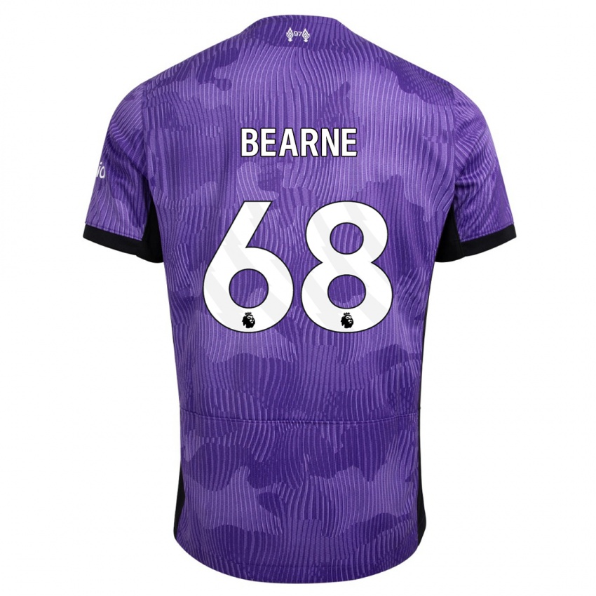 Dětské Jack Bearne #68 Nachový Třetí Hráčské Dresy 2023/24 Dres