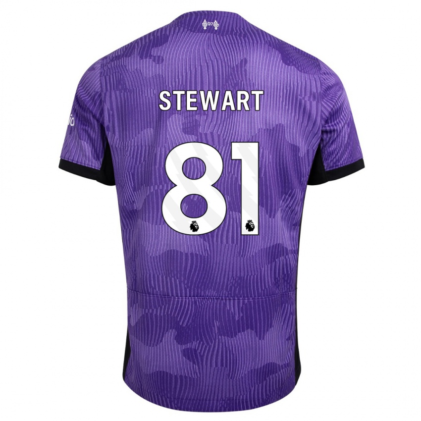 Dětské Layton Stewart #81 Nachový Třetí Hráčské Dresy 2023/24 Dres