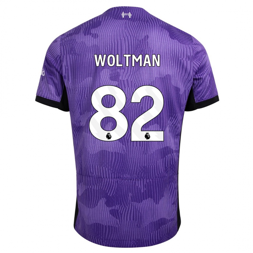 Dětské Max Woltman #82 Nachový Třetí Hráčské Dresy 2023/24 Dres