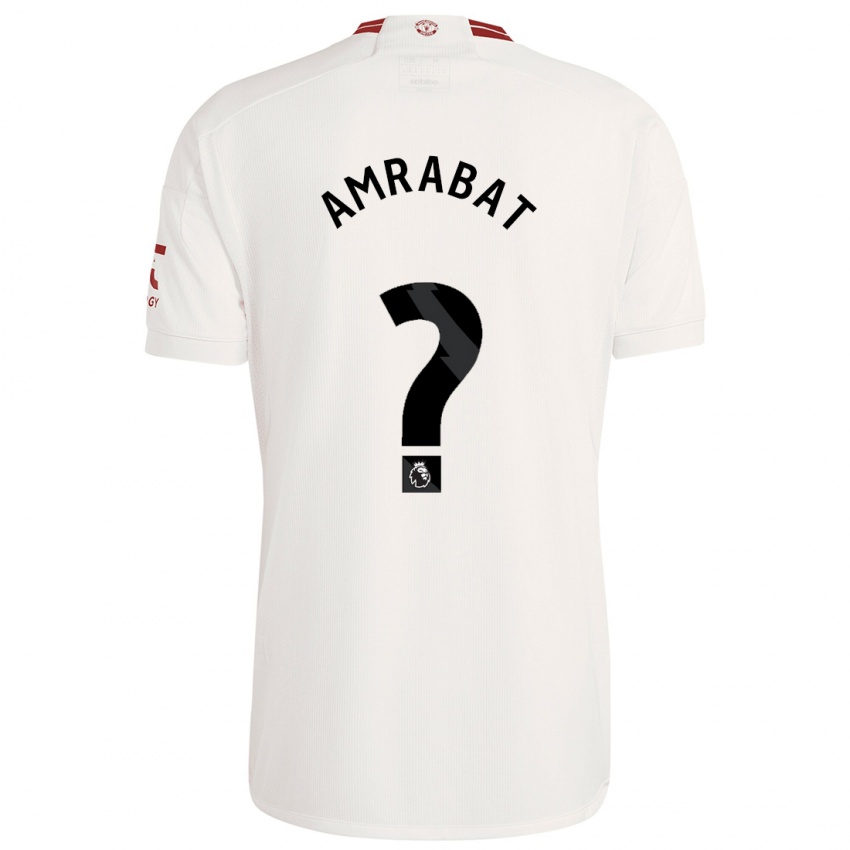 Dětské Sofyan Amrabat #0 Bílý Třetí Hráčské Dresy 2023/24 Dres