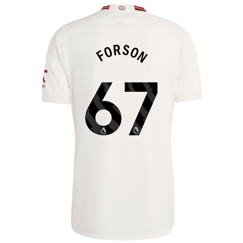 Dětské Omari Forson #67 Bílý Třetí Hráčské Dresy 2023/24 Dres