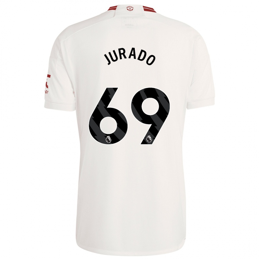 Dětské Marc Jurado #69 Bílý Třetí Hráčské Dresy 2023/24 Dres