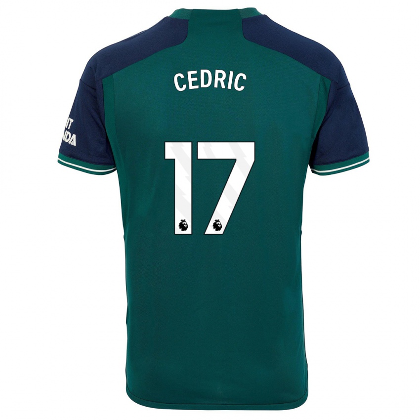 Dětské Cedric Soares #17 Zelená Třetí Hráčské Dresy 2023/24 Dres