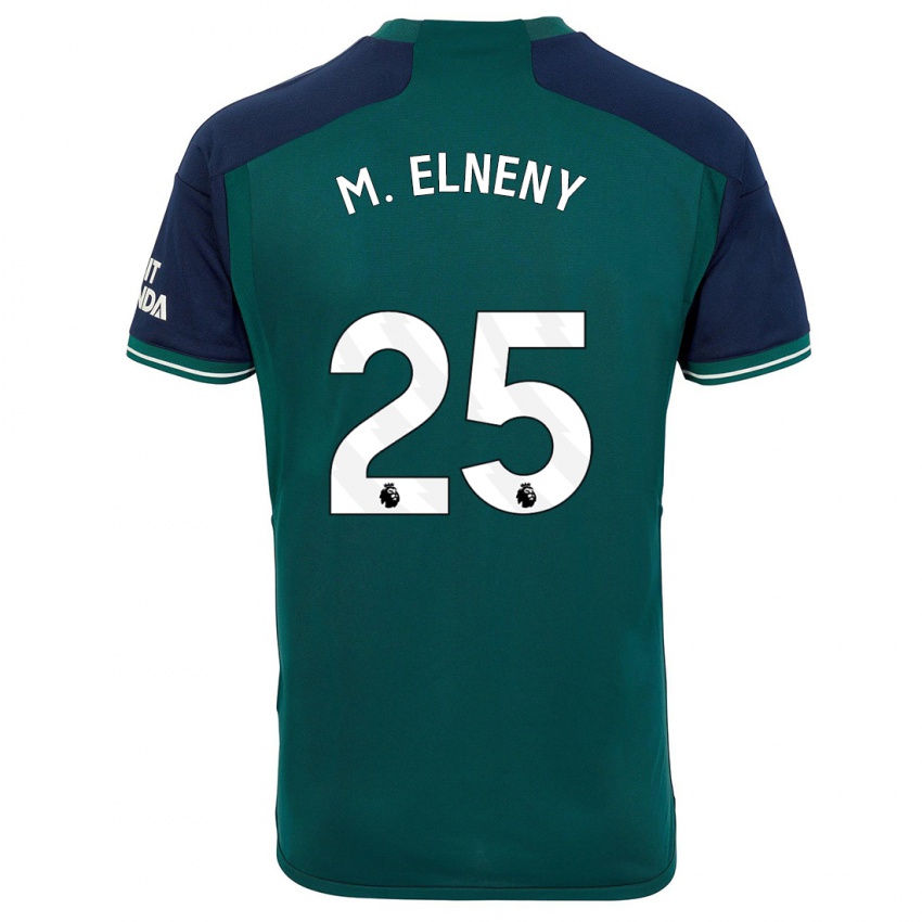 Dětské Mohamed Elneny #25 Zelená Třetí Hráčské Dresy 2023/24 Dres