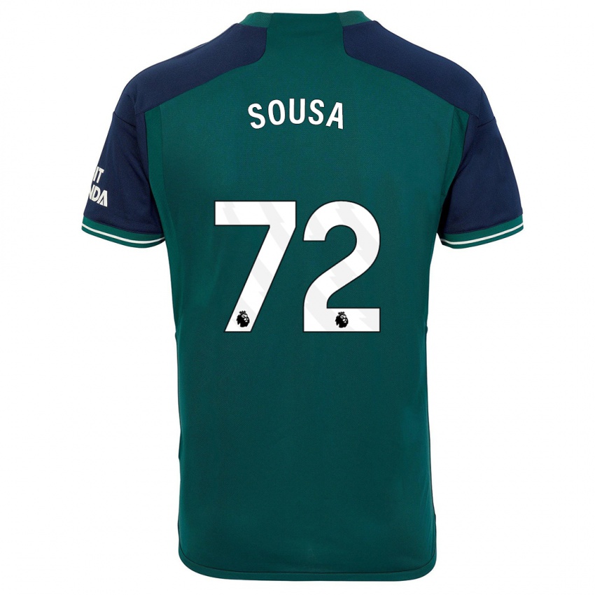 Dětské Lino Sousa #72 Zelená Třetí Hráčské Dresy 2023/24 Dres