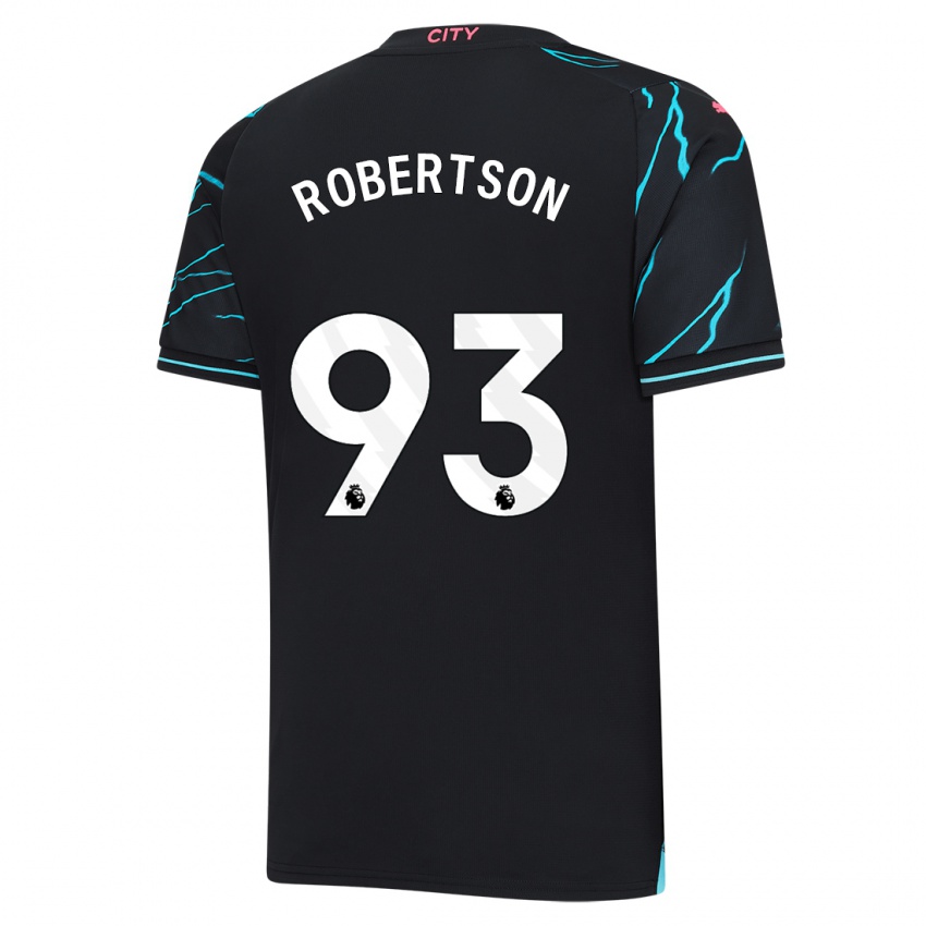 Dětské Alex Robertson #93 Tmavě Modrá Třetí Hráčské Dresy 2023/24 Dres