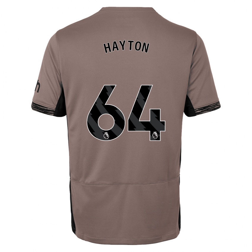 Dětské Adam Hayton #64 Tmavě Béžová Třetí Hráčské Dresy 2023/24 Dres