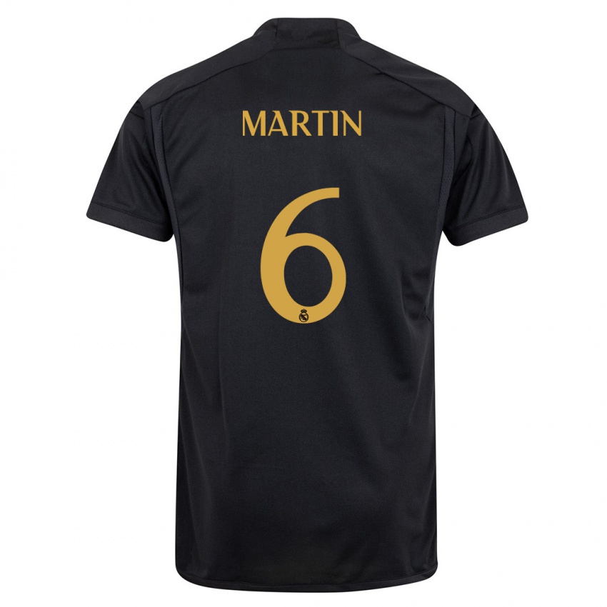 Dětské Mario Martin #6 Černá Třetí Hráčské Dresy 2023/24 Dres