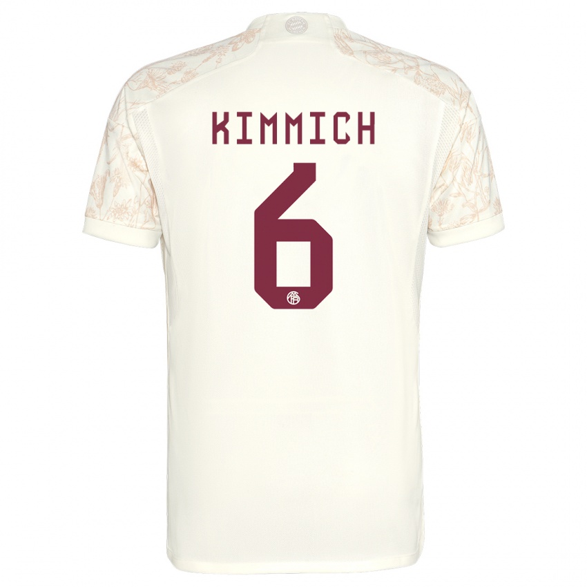 Dětské Joshua Kimmich #6 Off White Třetí Hráčské Dresy 2023/24 Dres