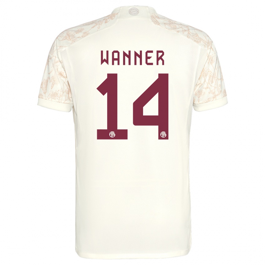 Dětské Paul Wanner #14 Off White Třetí Hráčské Dresy 2023/24 Dres