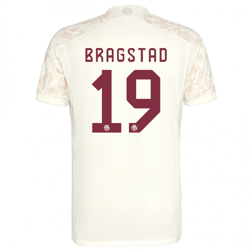 Dětské Emilie Bragstad #19 Off White Třetí Hráčské Dresy 2023/24 Dres