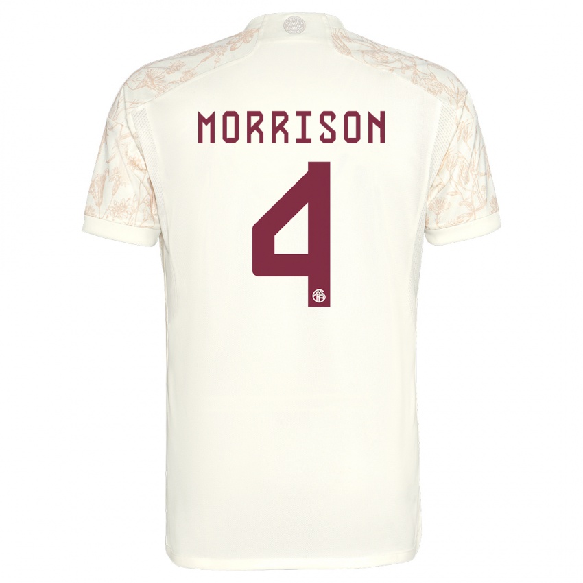 Dětské Liam Morrison #4 Off White Třetí Hráčské Dresy 2023/24 Dres