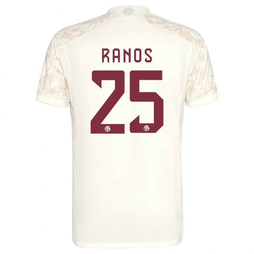 Dětské Grant-Leon Ranos #25 Off White Třetí Hráčské Dresy 2023/24 Dres