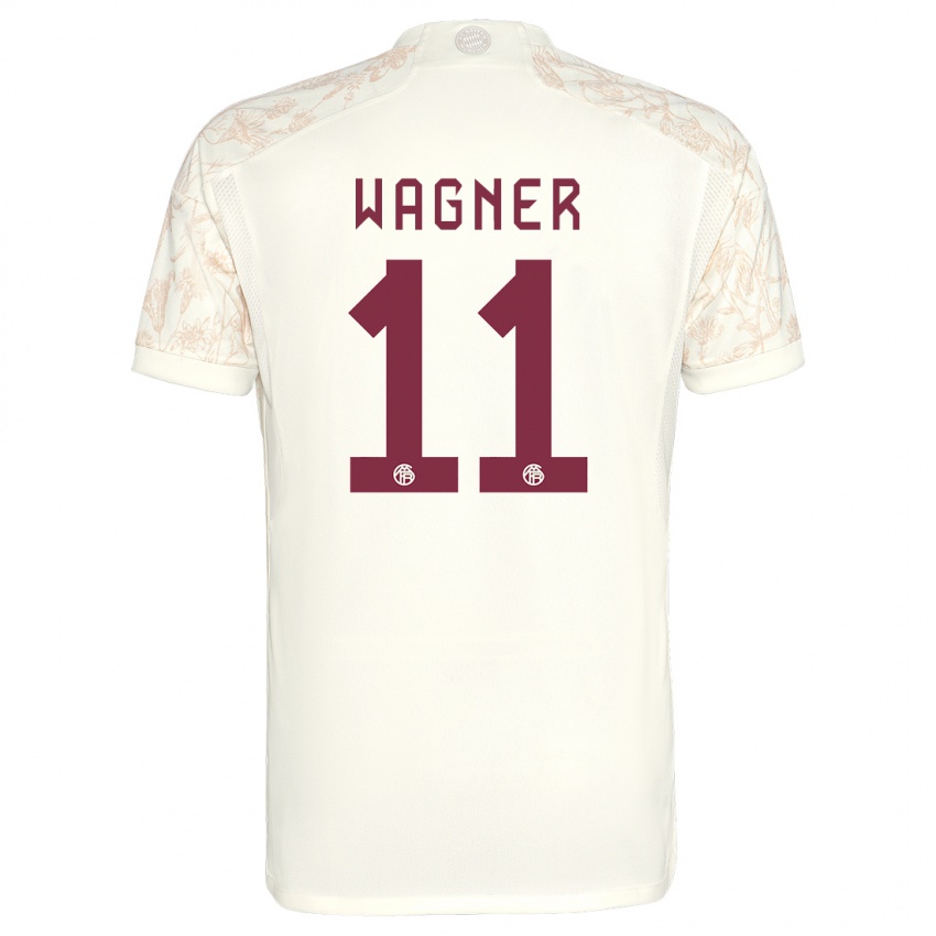 Dětské Ricardo Wagner #11 Off White Třetí Hráčské Dresy 2023/24 Dres