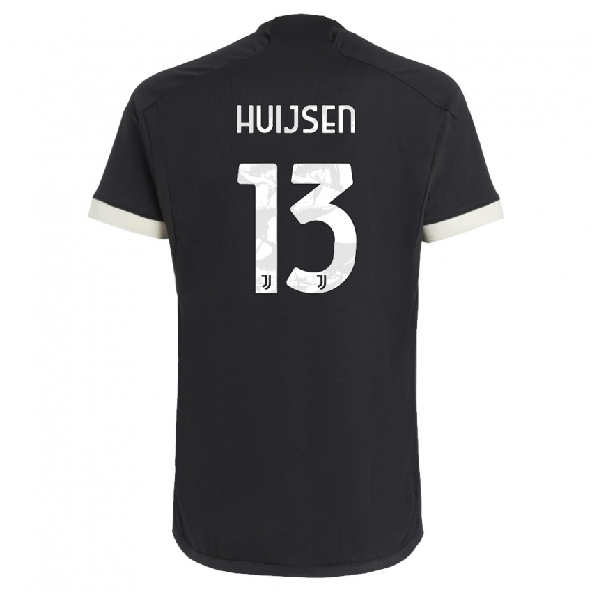 Dětské Dean Huijsen #13 Černá Třetí Hráčské Dresy 2023/24 Dres