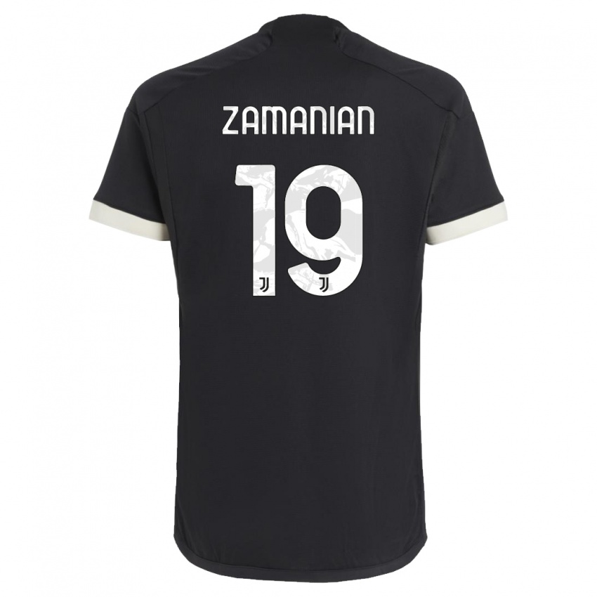 Dětské Annahita Zamanian #19 Černá Třetí Hráčské Dresy 2023/24 Dres