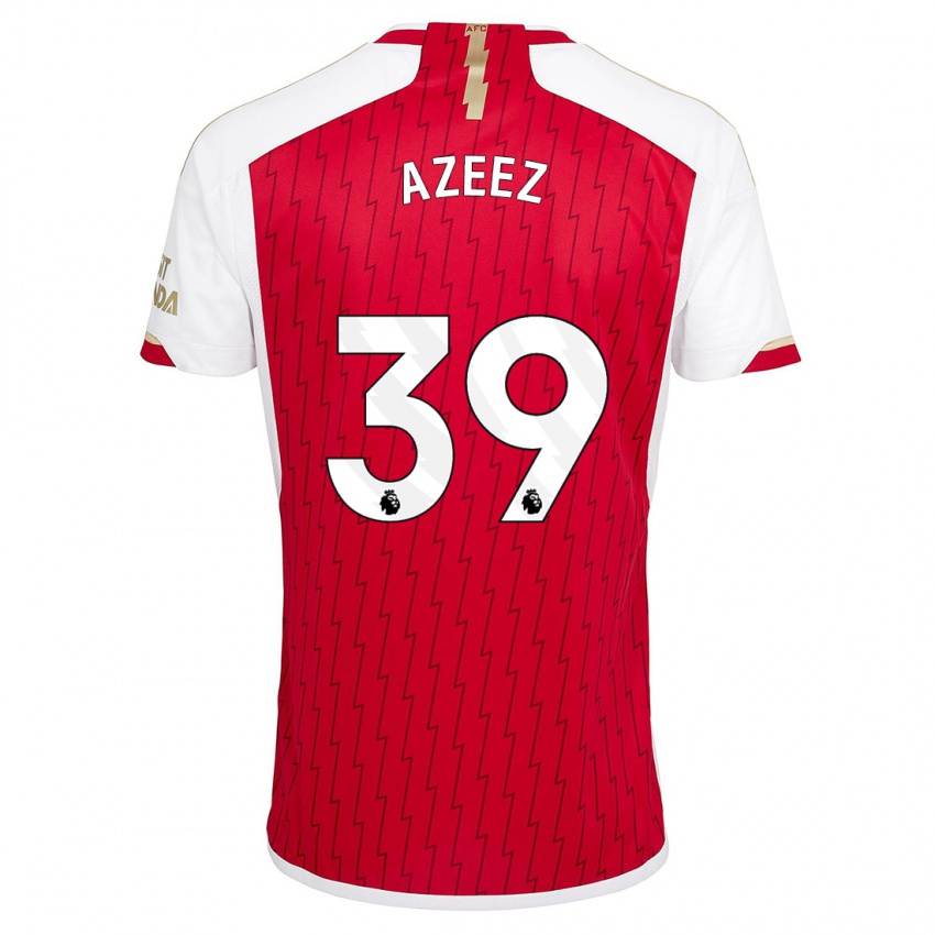 Pánské Miguel Azeez #39 Červené Domů Hráčské Dresy 2023/24 Dres