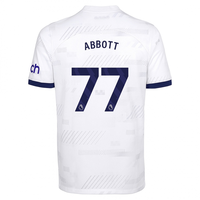 Pánské George Abbott #77 Bílý Domů Hráčské Dresy 2023/24 Dres